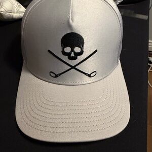 Golf cap Skull and Crossbones grey - shank it